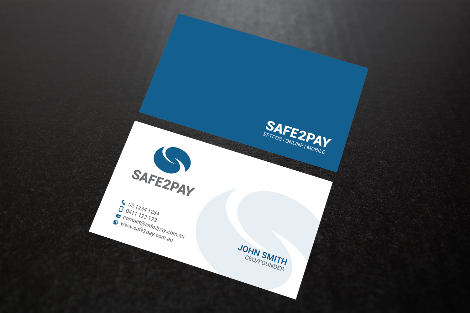 Business Card Design by chandrayaan.creative for Safe2Pay | Design #21560706