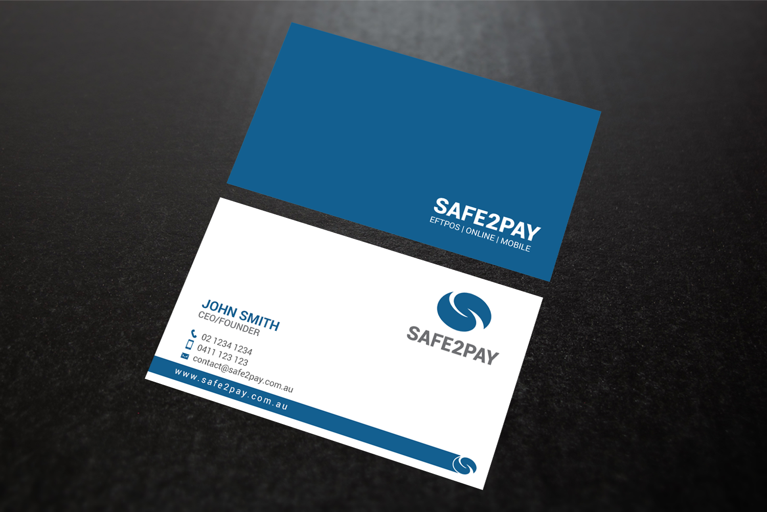 Diseño de Tarjeta de Presentación por chandrayaan.creative para Safe2Pay | Diseño #21560707