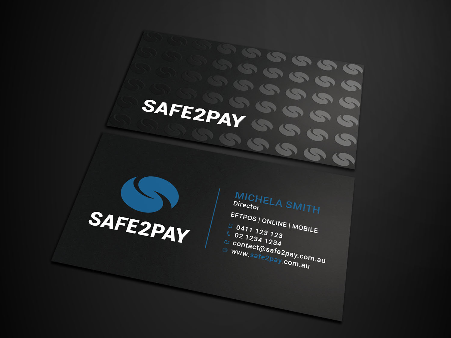 Business Card Design by Tripti Ranjan Gain for Safe2Pay | Design #21582950