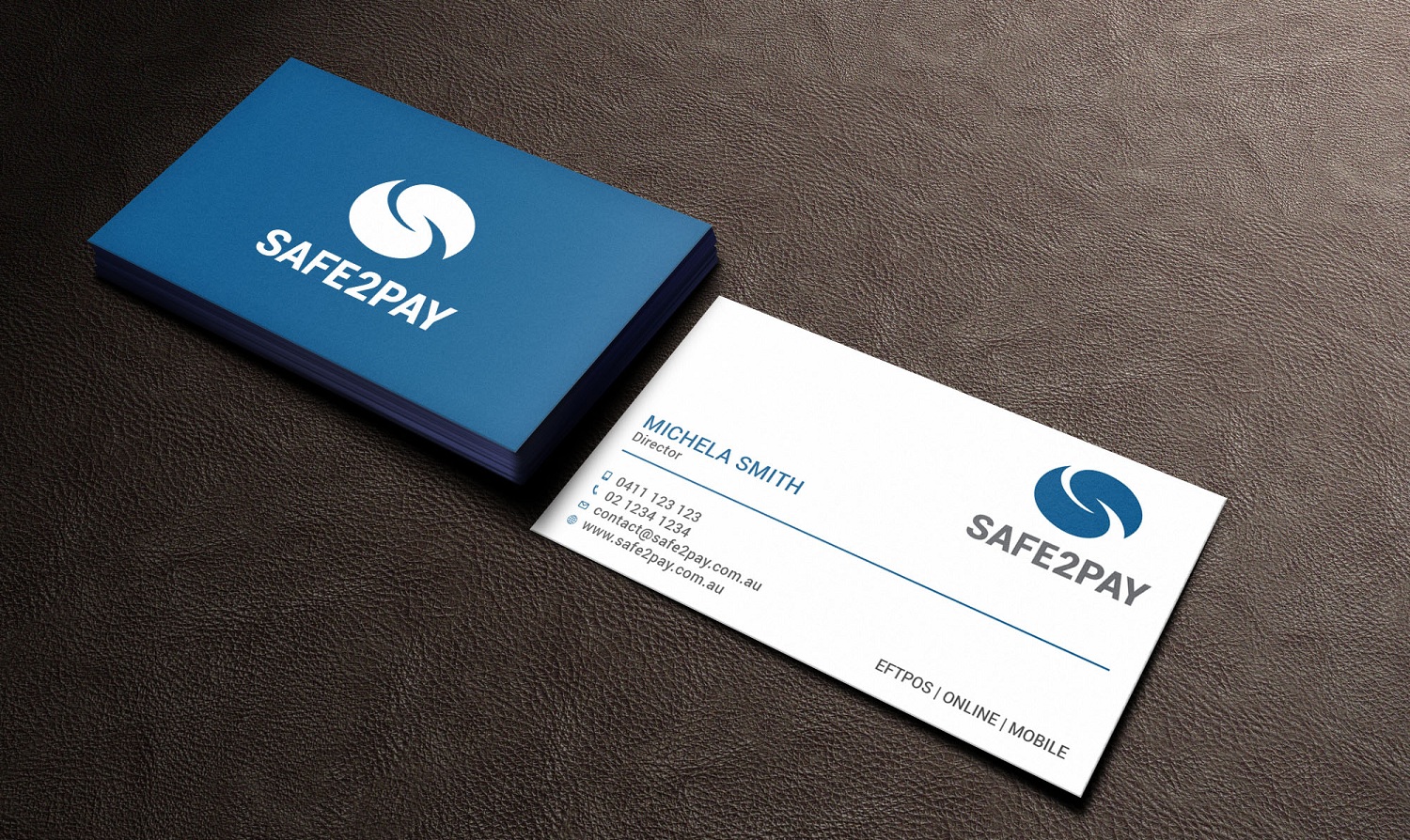 Business Card Design by Tripti Ranjan Gain for Safe2Pay | Design #21582985