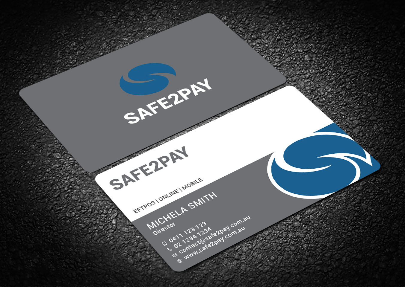 Business Card Design by Tripti Ranjan Gain for Safe2Pay | Design #21582991