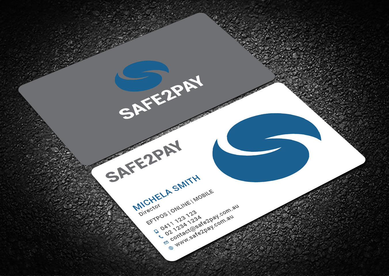 Business Card Design by Tripti Ranjan Gain for Safe2Pay | Design #21582992