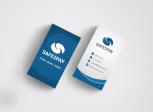 Safe2Pay - a fintech company - business card | Business Card Design by Owaisias