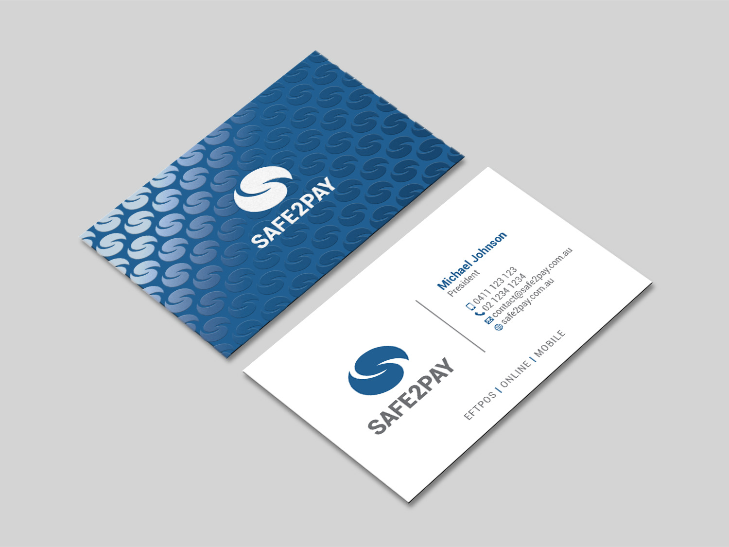 Business Card Design by MDesign for Safe2Pay | Design #21551852