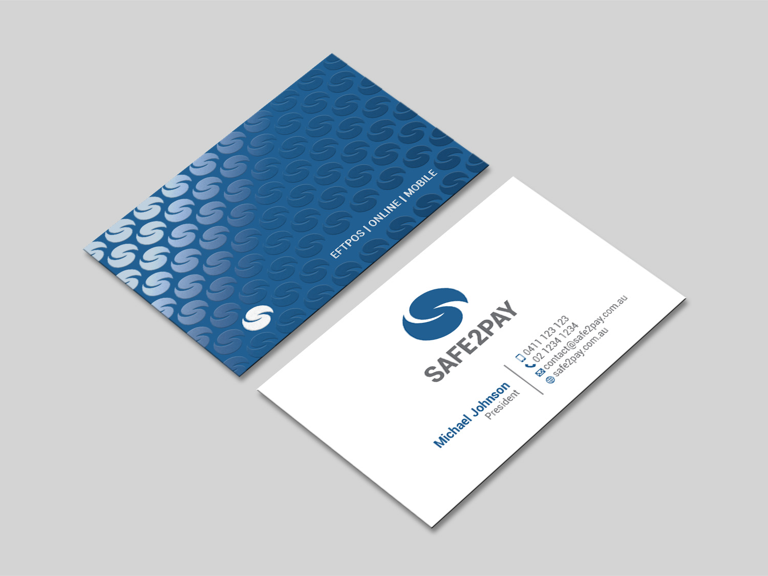 Business Card Design by MDesign for Safe2Pay | Design #21551853
