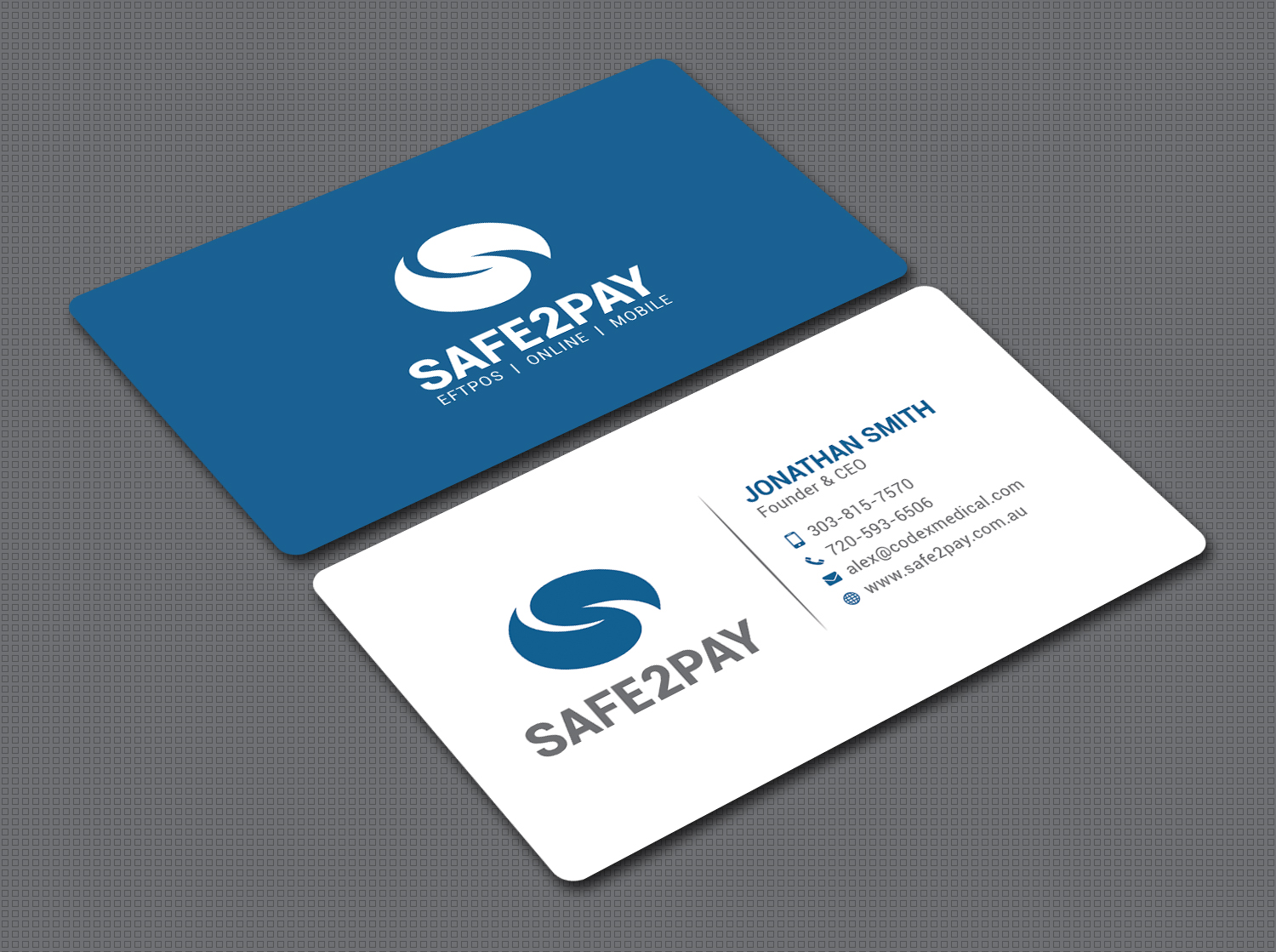 Business Card Design by Bold Pixels for Safe2Pay | Design #21553256