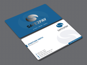 Safe2Pay - a fintech company - business card | Business Card Design by Bold Pixels