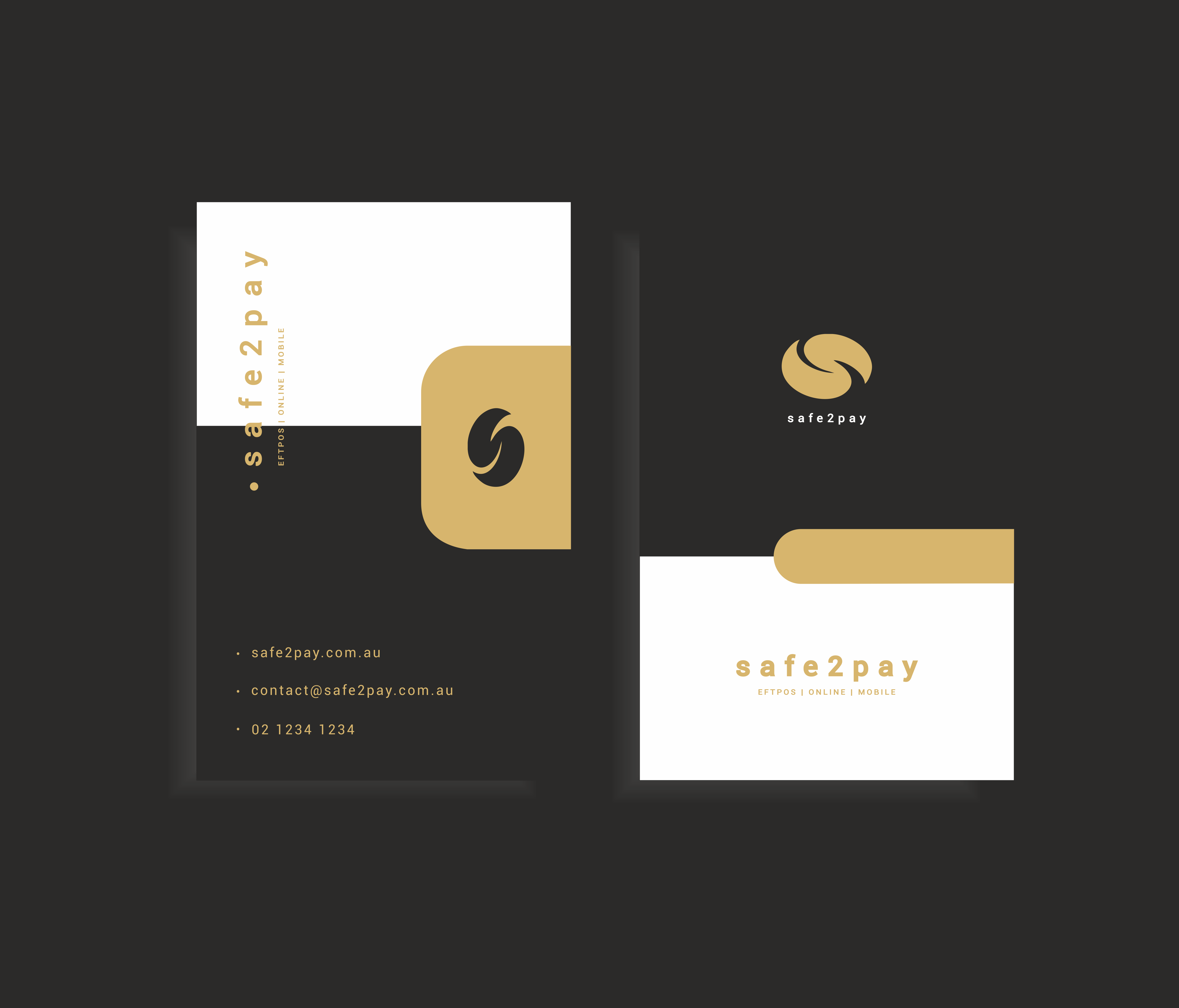 Business Card Design by rizqiwisnuu for Safe2Pay | Design #21589656