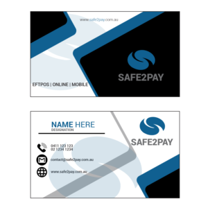 Business Card Design by seyaArts for Safe2Pay | Design #21577729