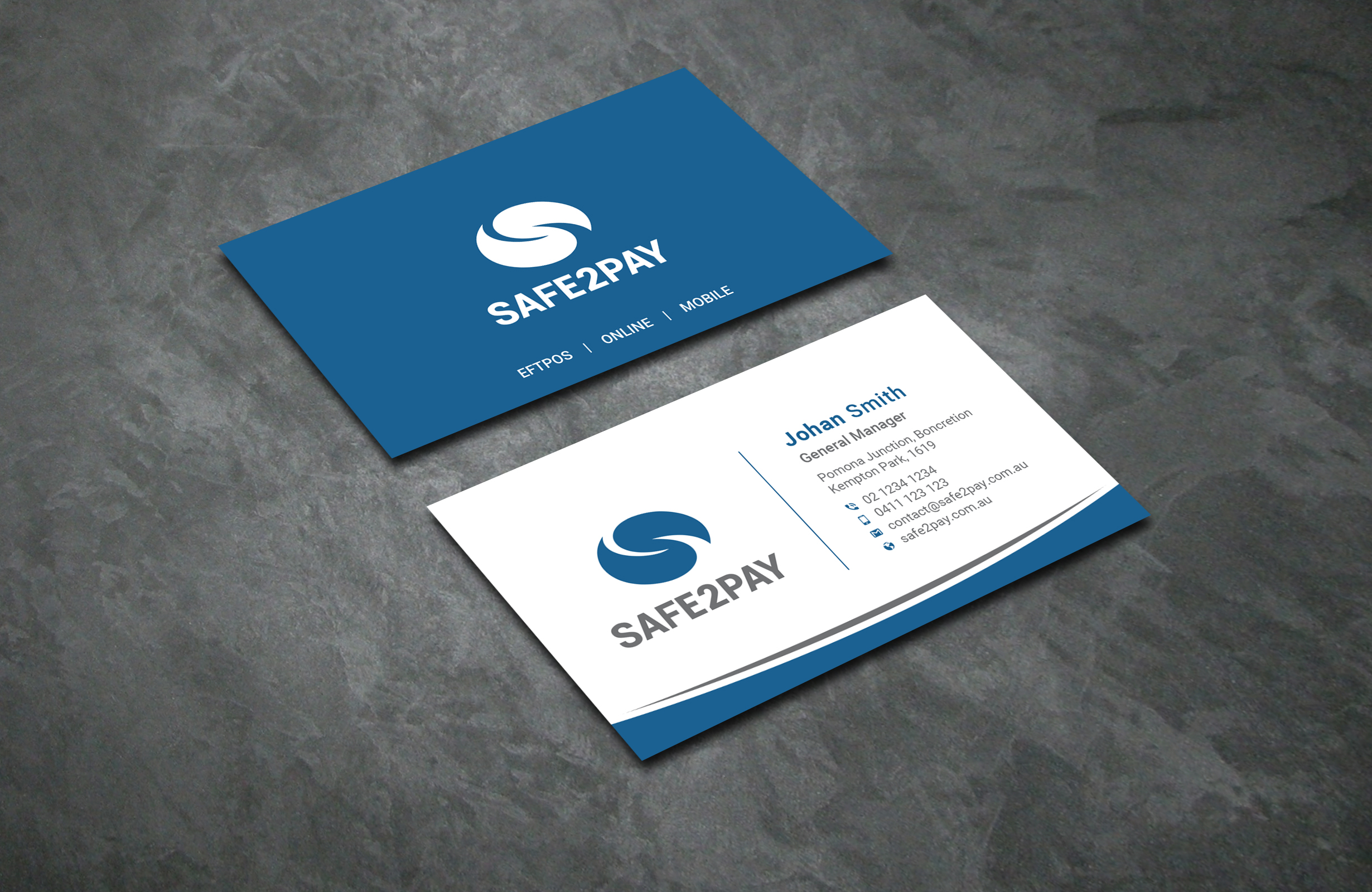 Business Card Design by Uttom 2 for Safe2Pay | Design #21598362