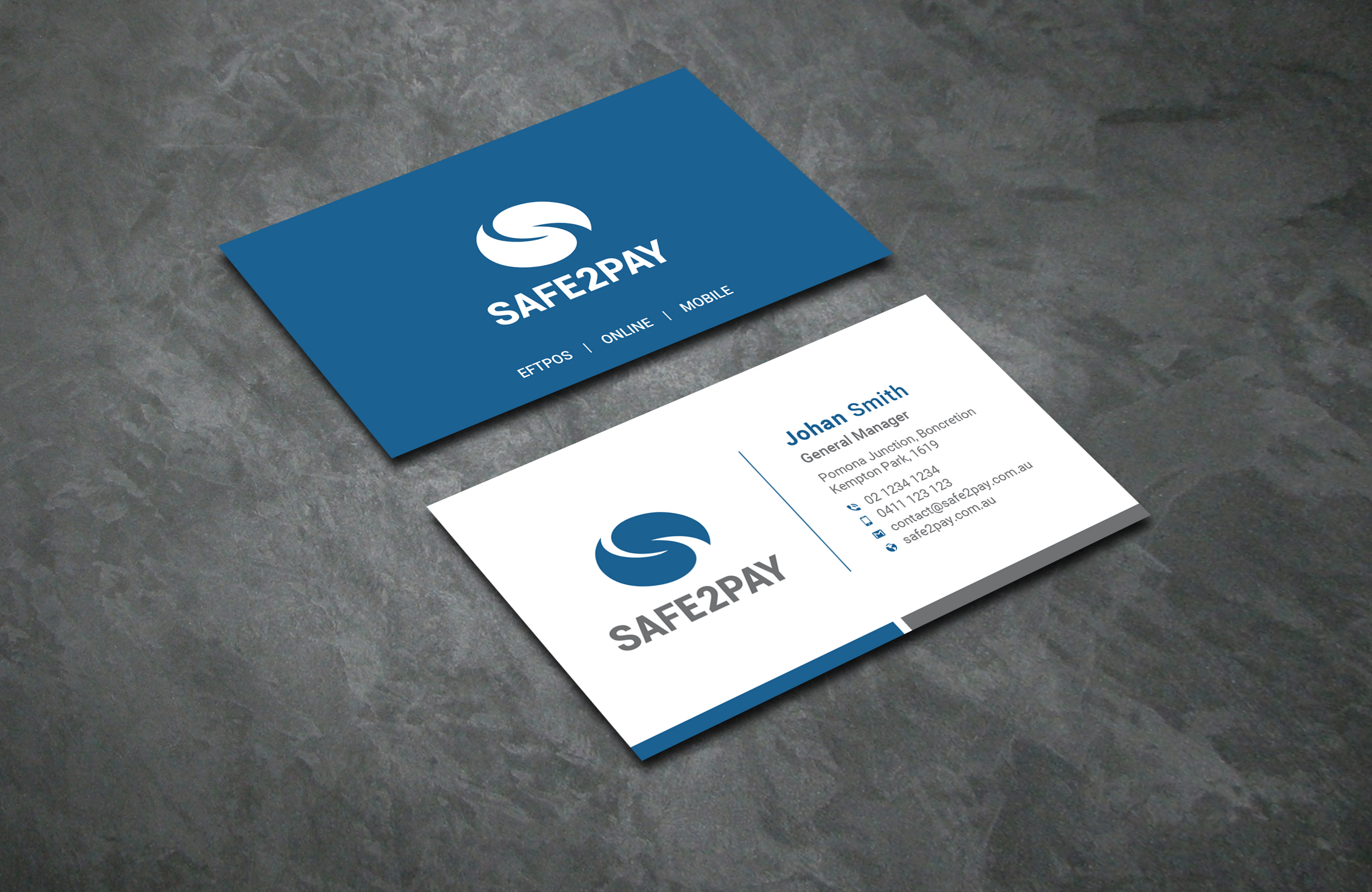 Business Card Design by Uttom 2 for Safe2Pay | Design #21598565
