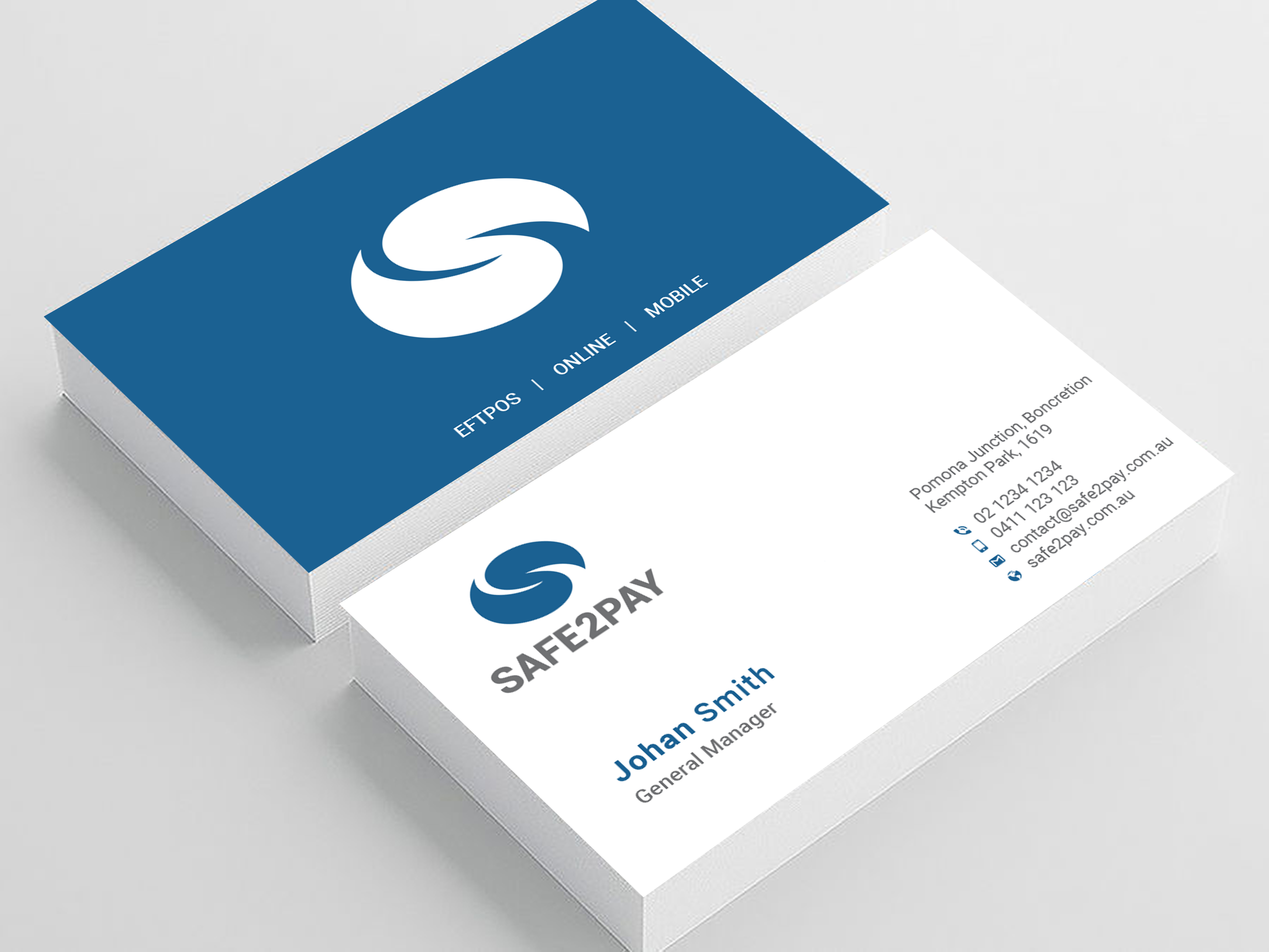 Business Card Design by Uttom 2 for Safe2Pay | Design #21600232