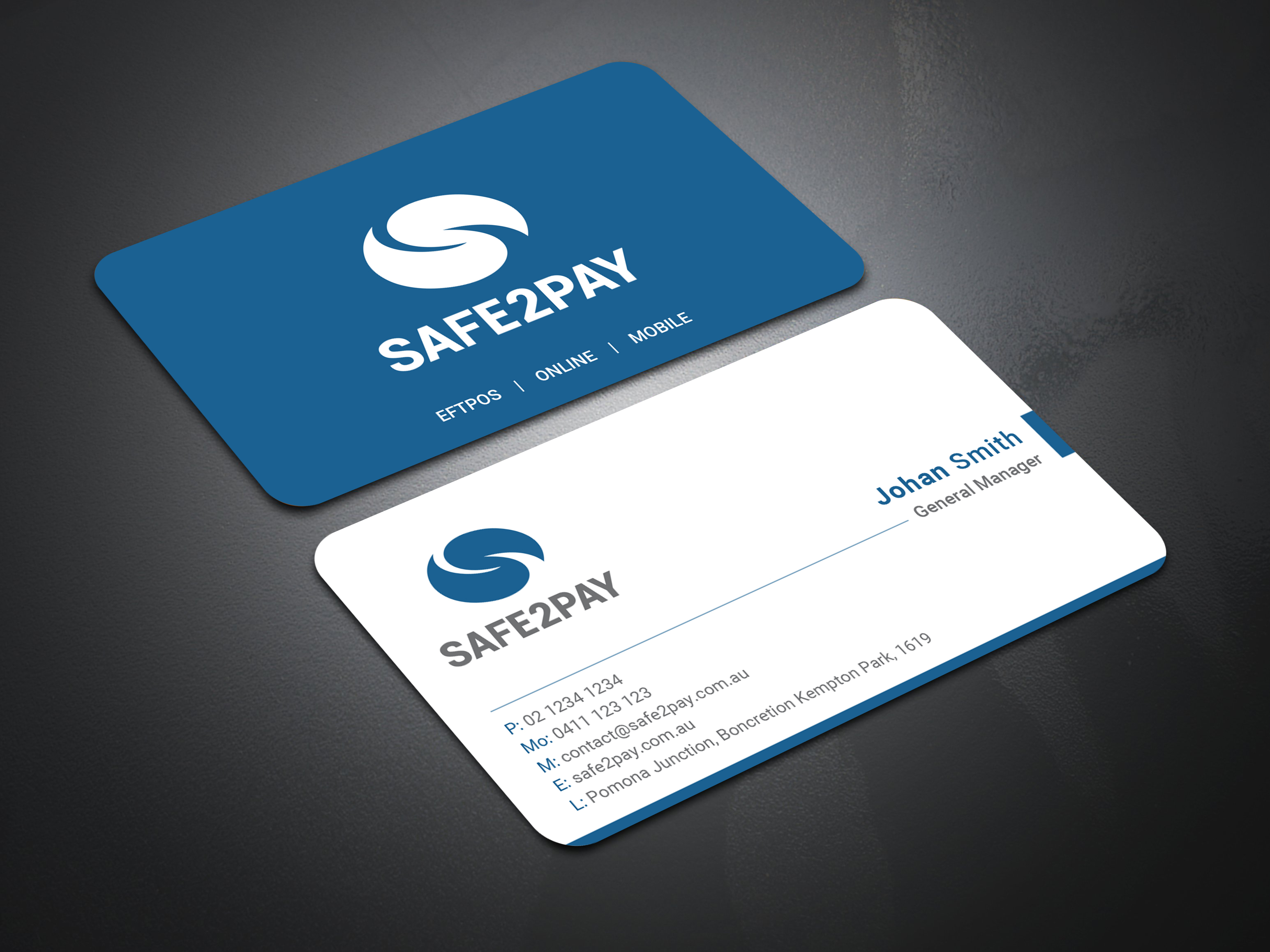 Business Card Design by Uttom 2 for Safe2Pay | Design: #21600329