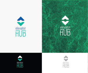 elevatorHUB | Logo Design by GreenLamp