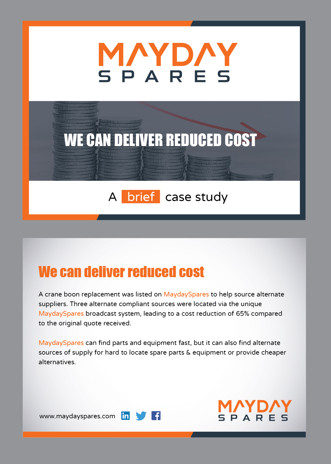 Flyer Design by Achiver for MaydaySpares | Design #21559408