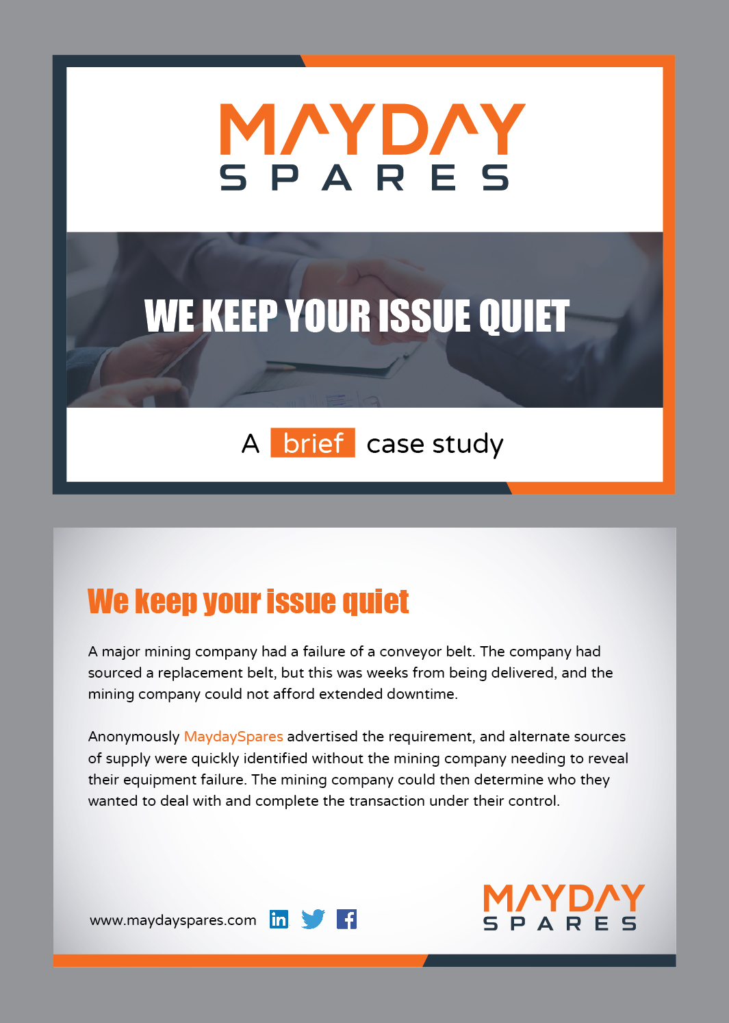 Flyer Design by Achiver for MaydaySpares | Design #21559410