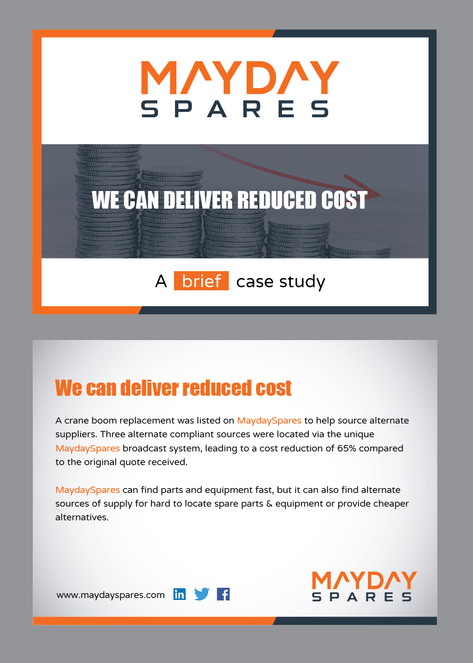 Flyer Design by Achiver for MaydaySpares | Design #21566720