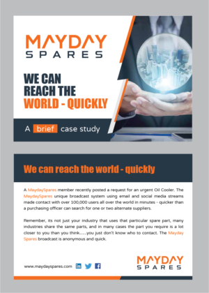 Flyer Design by Achiver for MaydaySpares | Design #21575098