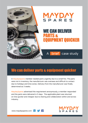 Flyer Design by Achiver for MaydaySpares | Design: #21575099