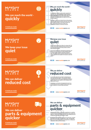 Flyer Design by eleven for MaydaySpares | Design #21562804