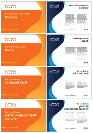 A5 Flyers - 4 per page front and back - MaydaySpares | Flyer Design by eleven