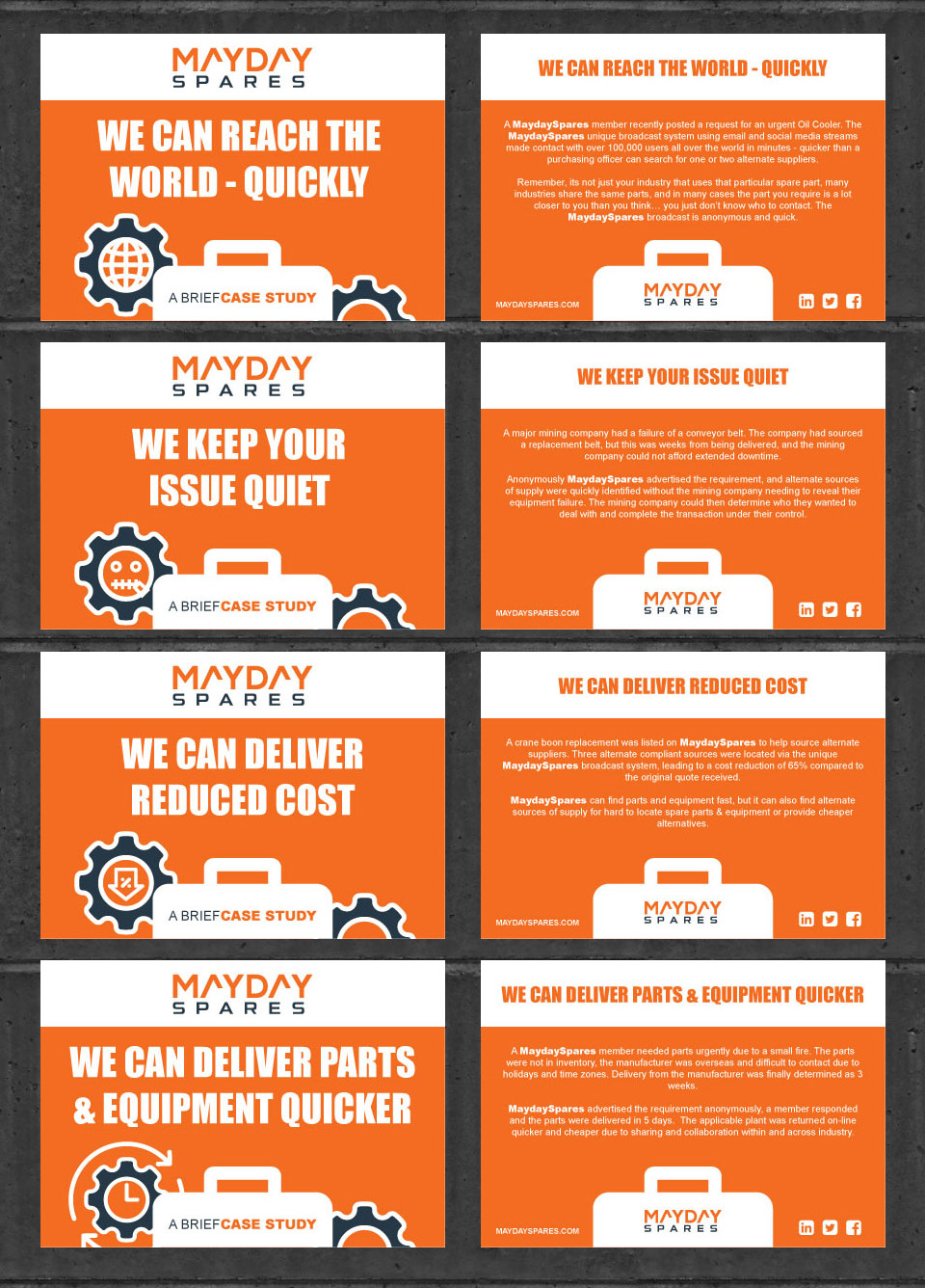 Flyer Design by elenaivanova for MaydaySpares | Design #21561140