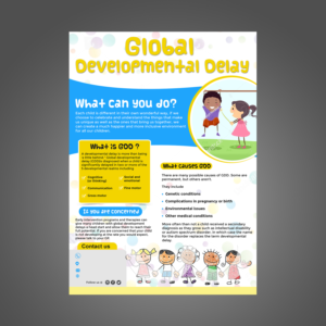 Global Developmental Delay Awareness Day Poster | Graphic Design by Schöpfer
