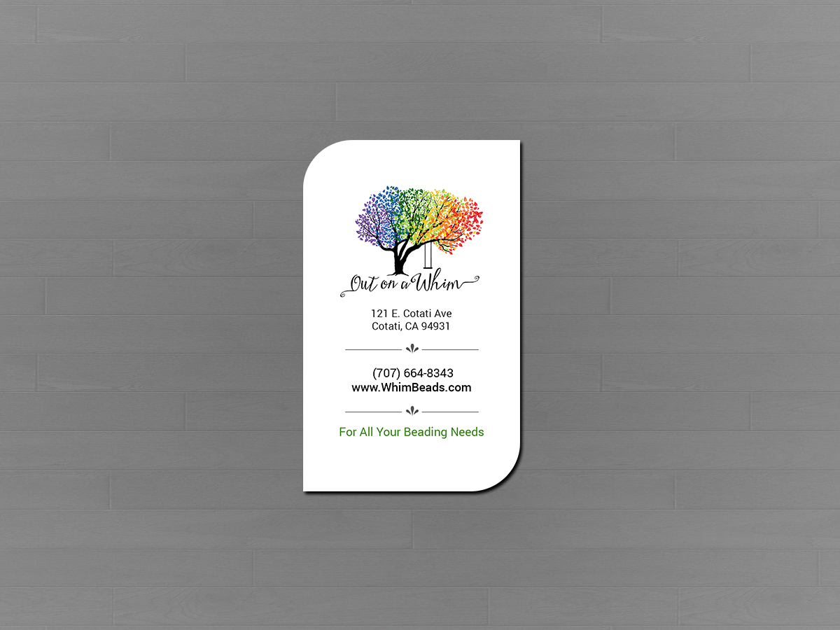 Business Card Design by Creations Box 2015 for Out on a Whim  | Design #21553815