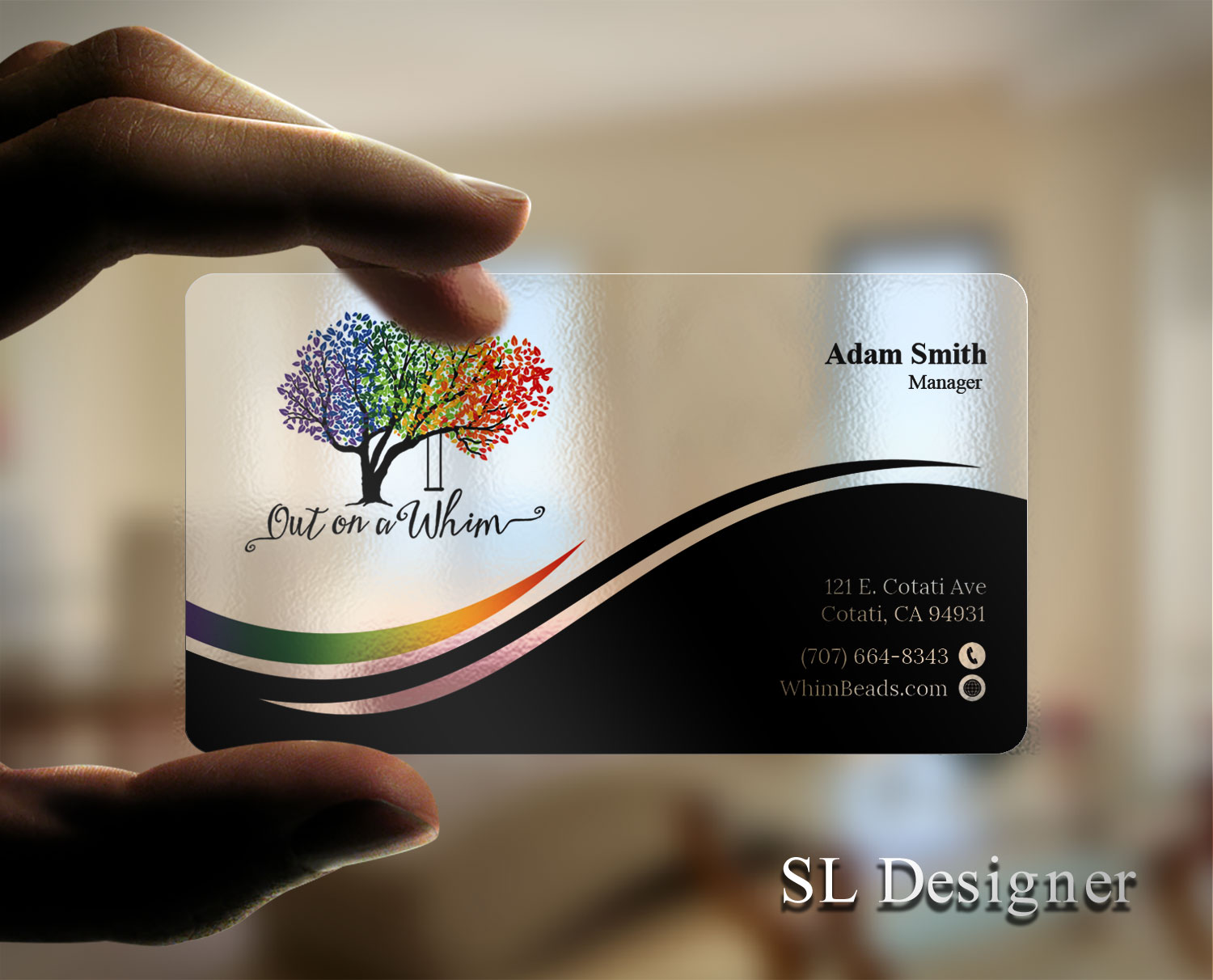 Business Card Design by SL Designer for Out on a Whim  | Design #21554769