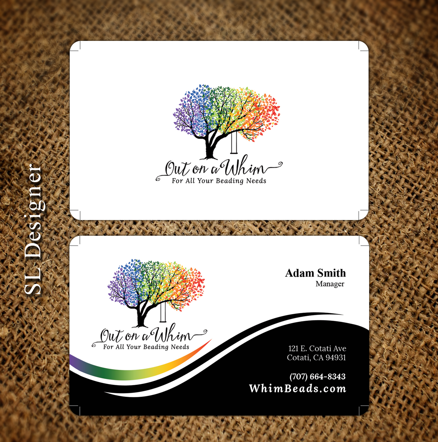 Business Card Design by SL Designer for Out on a Whim  | Design: #21562464