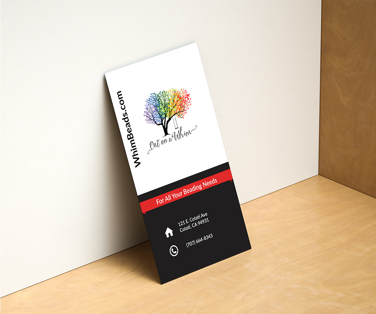 Business Card Design by Musa. A for Out on a Whim  | Design #21554027