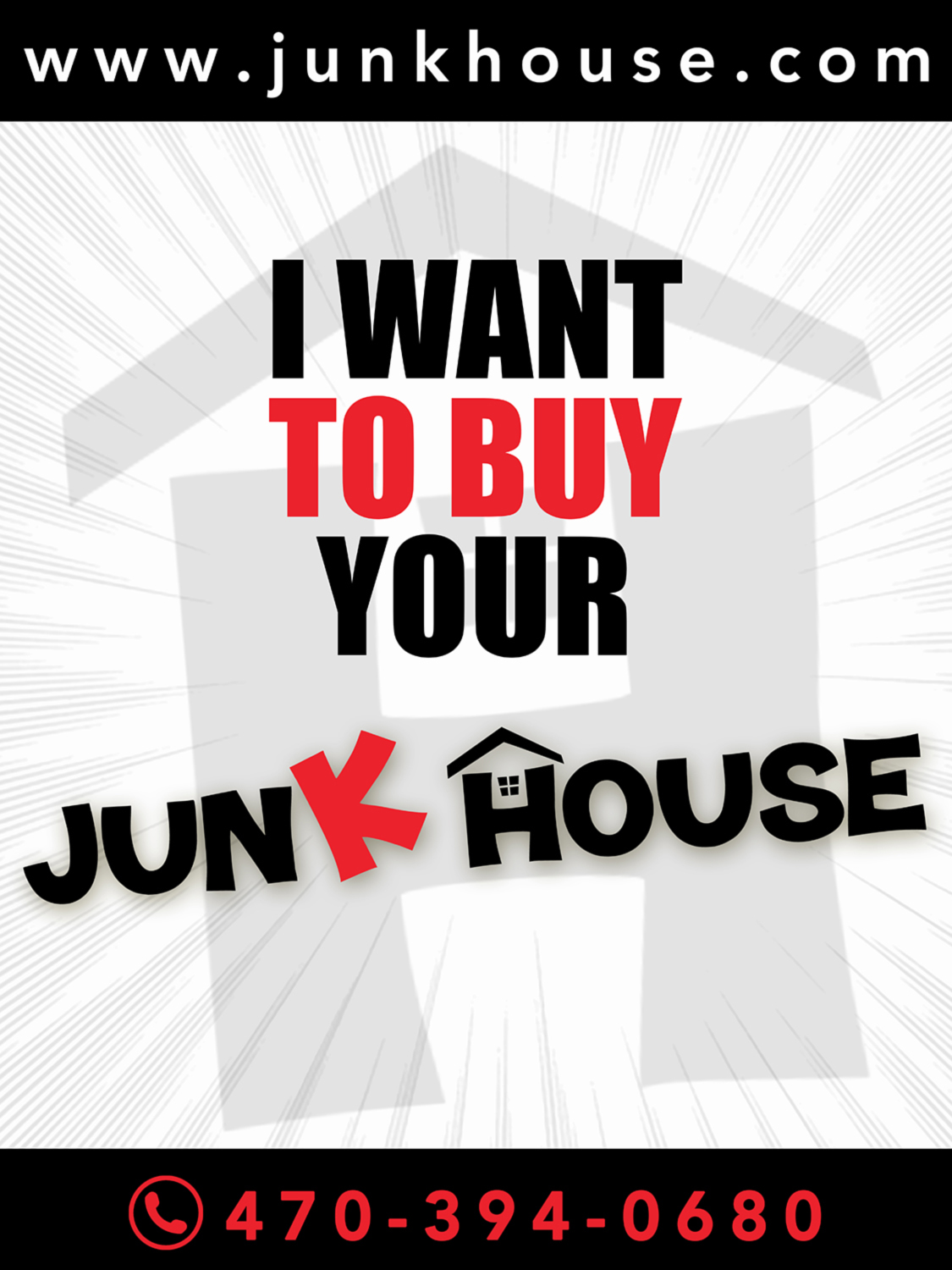Poster Design by graphicdesk.info for Junk House | Design #21555923