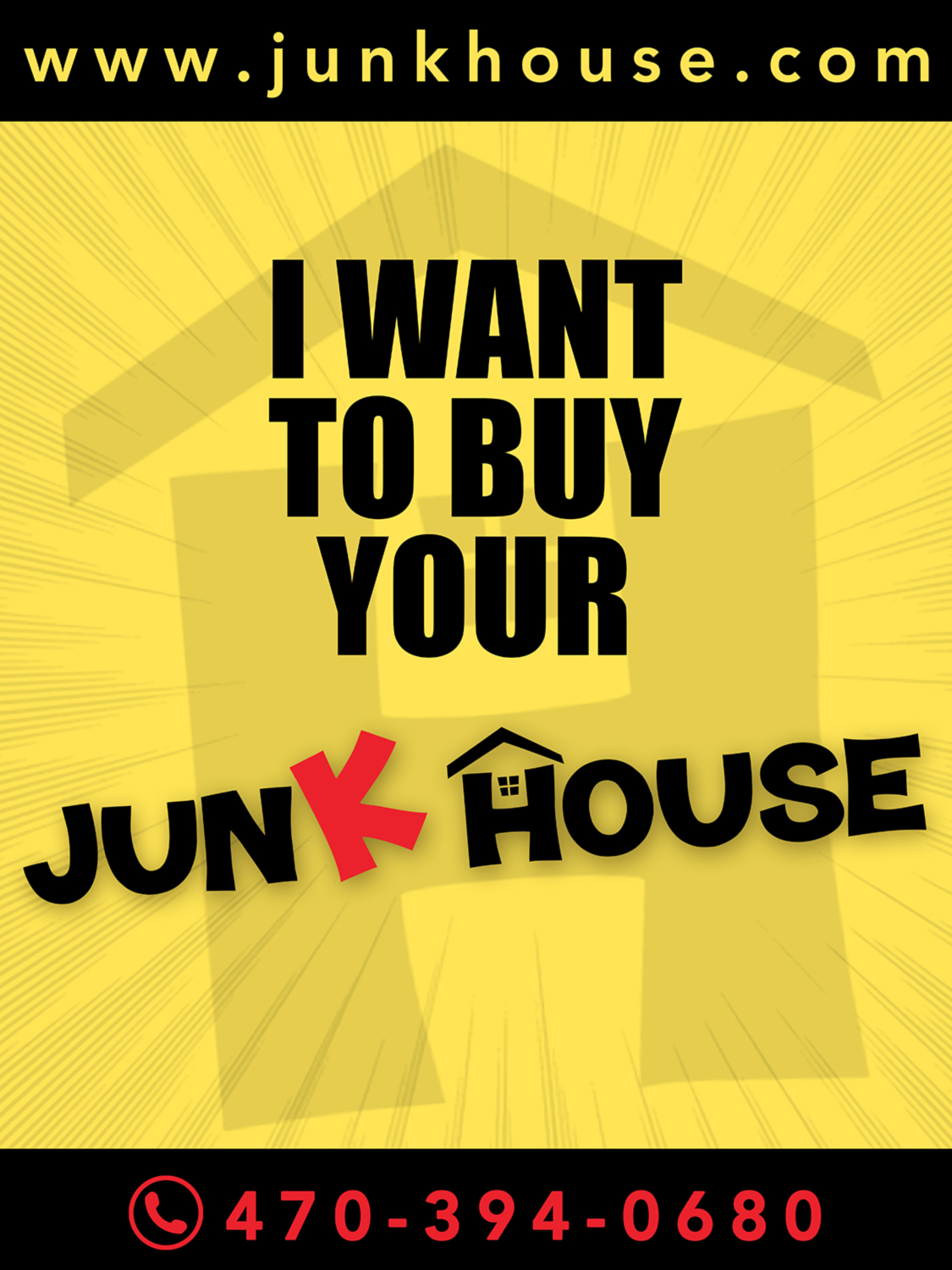 Poster-Design von graphicdesk.info für Junk House | Design #21555924