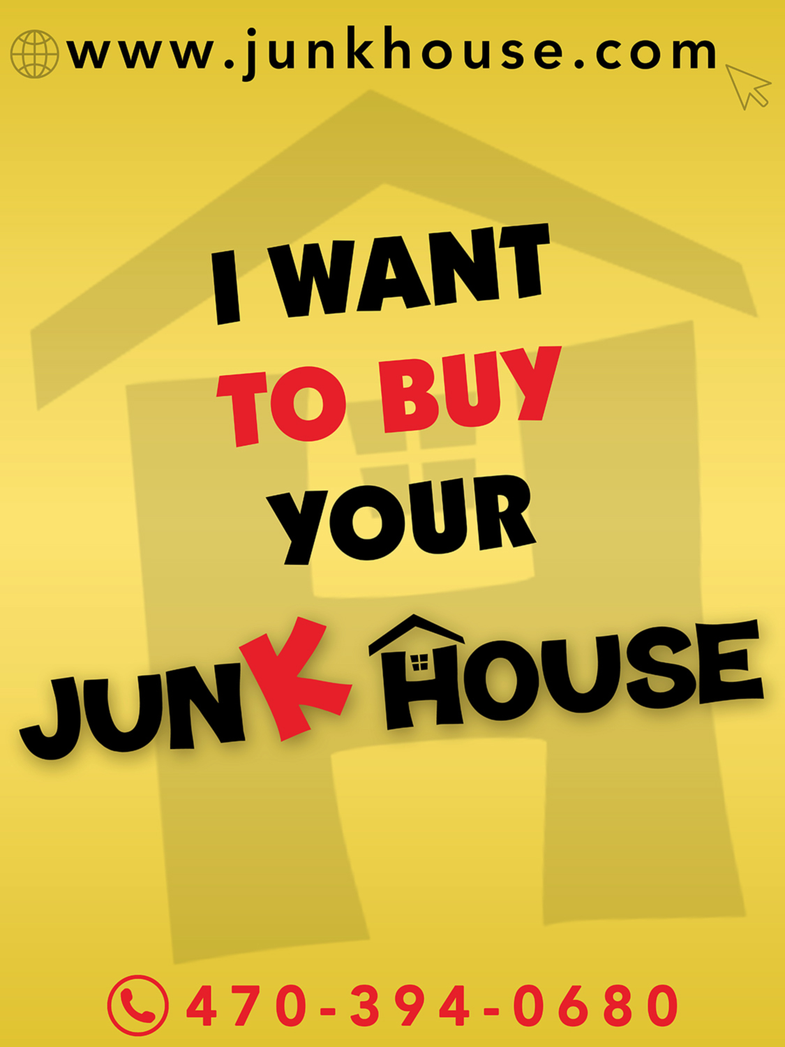 Poster Design by graphicdesk.info for Junk House | Design #21555925