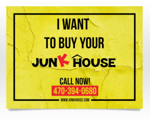 Junk house real estate investment company needs a poster design  | Poster-Design von Luniere Designs