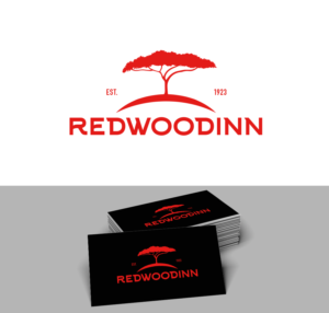 The name of the business REDWOOD INN and maybe Ft. Wayne since 1923, up to designerhttp://www.journalgazette.net/food/the-dish/Outdoor-makeover-for-Redwood-Inn-7595339    | Logo Design by trufya