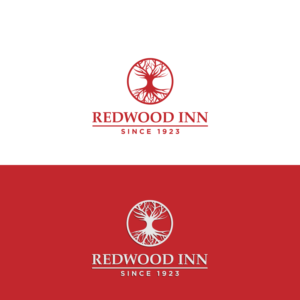 The name of the business REDWOOD INN and maybe Ft. Wayne since 1923, up to designerhttp://www.journalgazette.net/food/the-dish/Outdoor-makeover-for-Redwood-Inn-7595339    | Logo Design by Lesia_Olesia