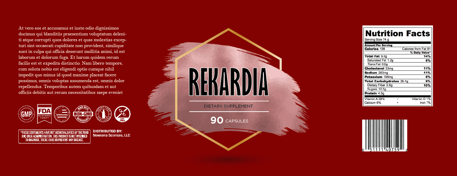 Diseño de Etiqueta por Sarina.dsg para Newsona Sciences | Diseño #21570188