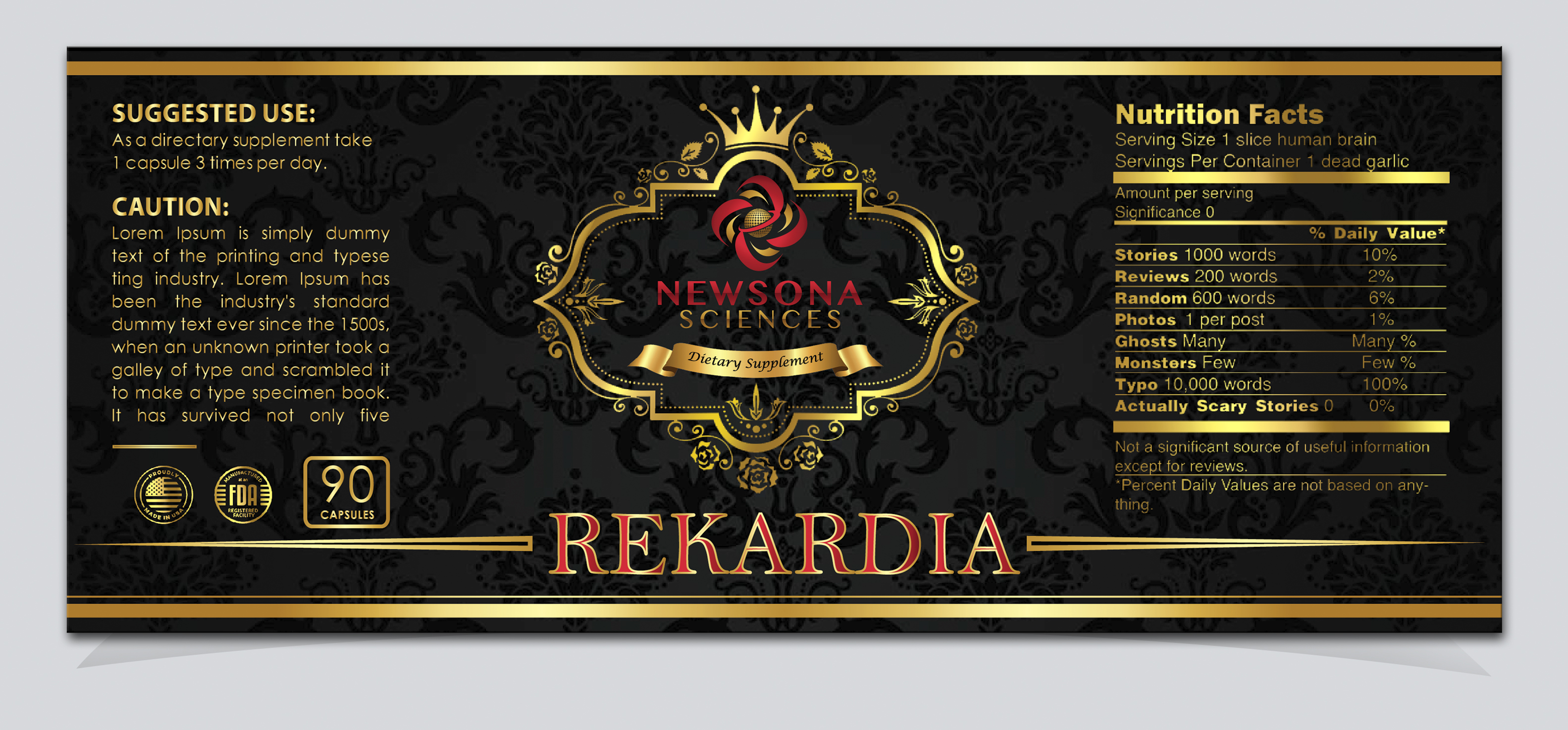 Label Design by SAI DESIGNS for Newsona Sciences | Design #21585958