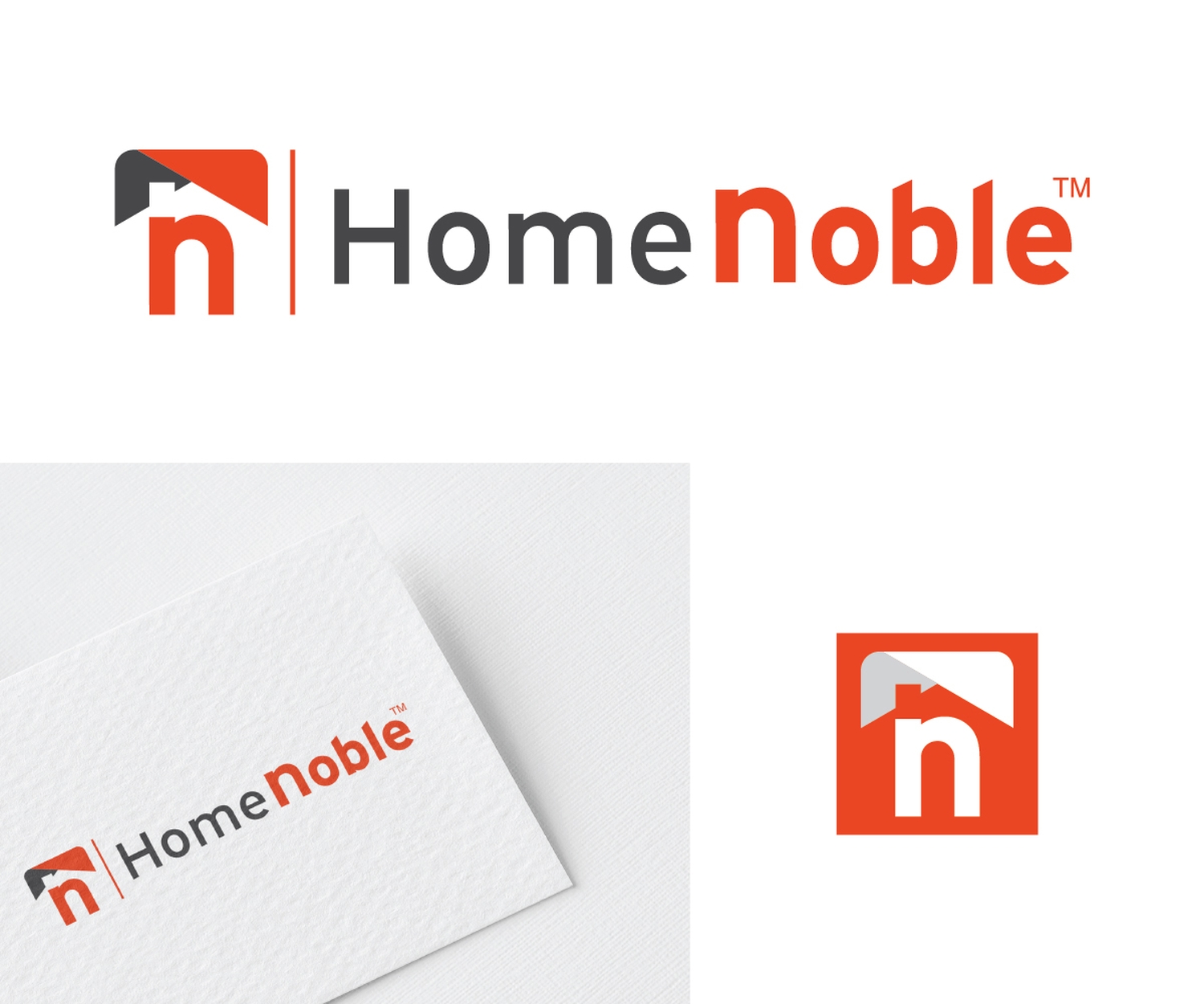 Logo Design by blackowl8 for Home Noble | Design #21583063