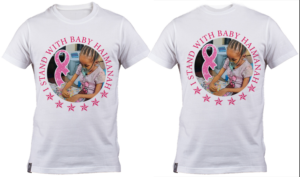 # I stand with baby Haimanah | Diseño de Camiseta por creative gravity