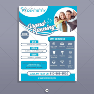 Smiles Dentistry - Flyer - Modern & Eye catching campaign flyer | Flyer Design by DA.