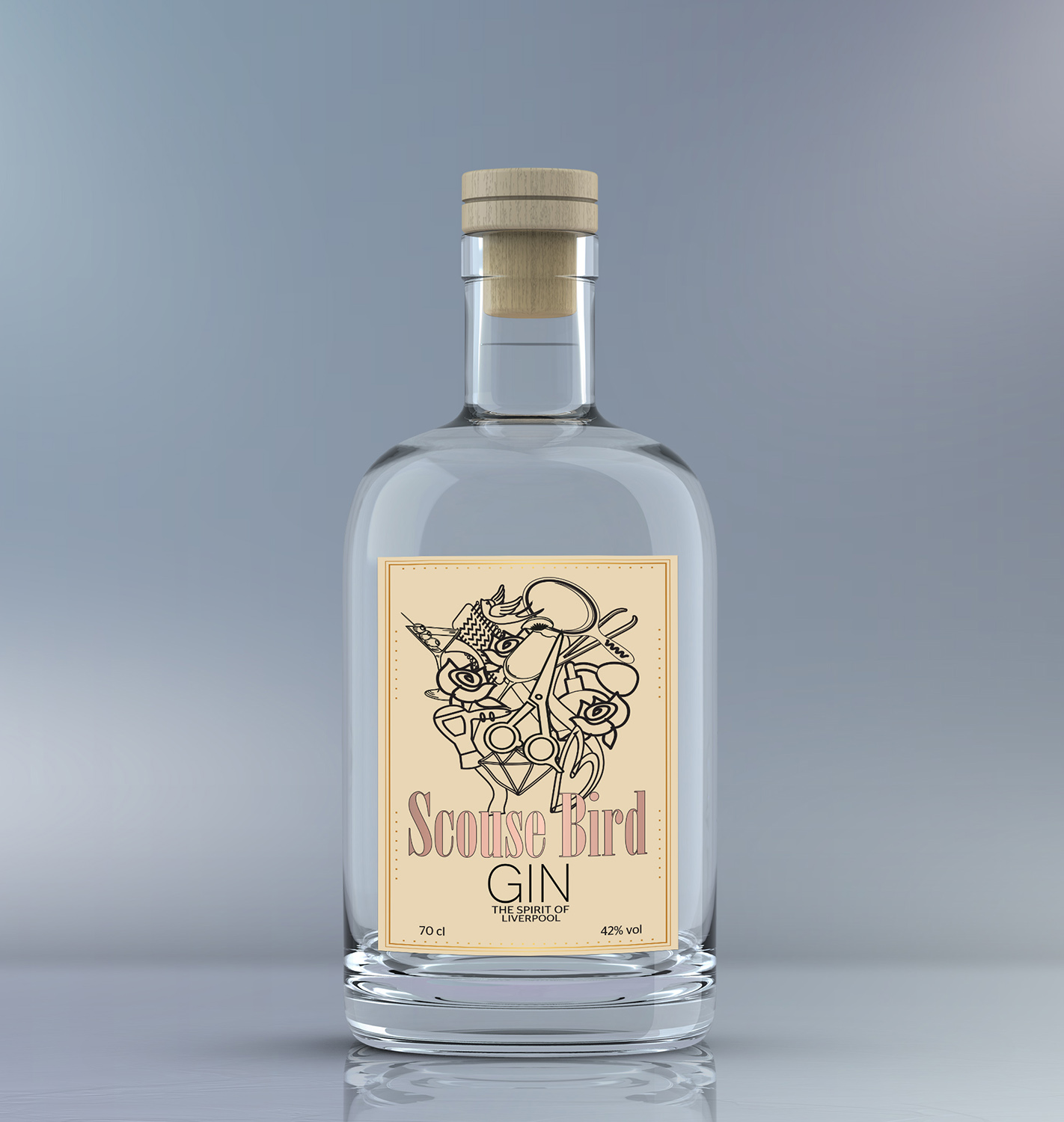 Etikett-Design von ronin71 für The Handmade Gin Company | Design #21607870