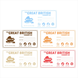 The Great British Cookie Company or THE GREAT BRITISH COOKIE COMPANY | Logo Design by Creative M^ck