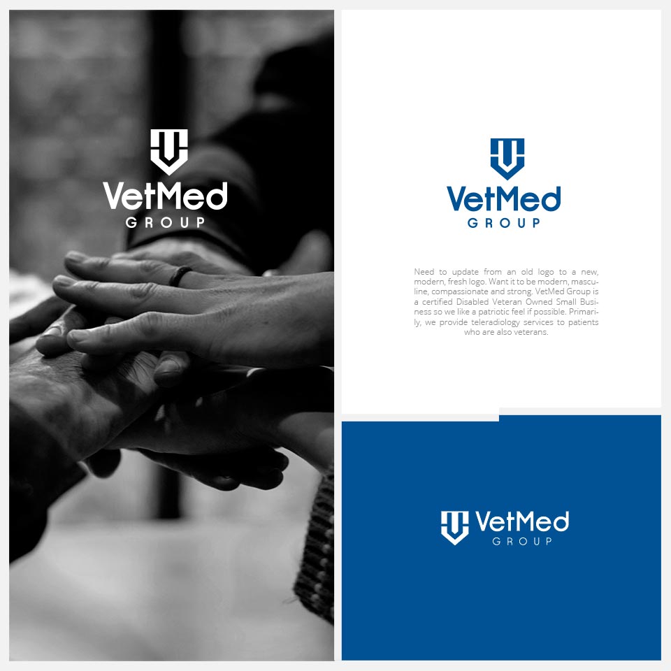 Logo Design by Alex Martin for VetMed Group LLC | Design #21570395