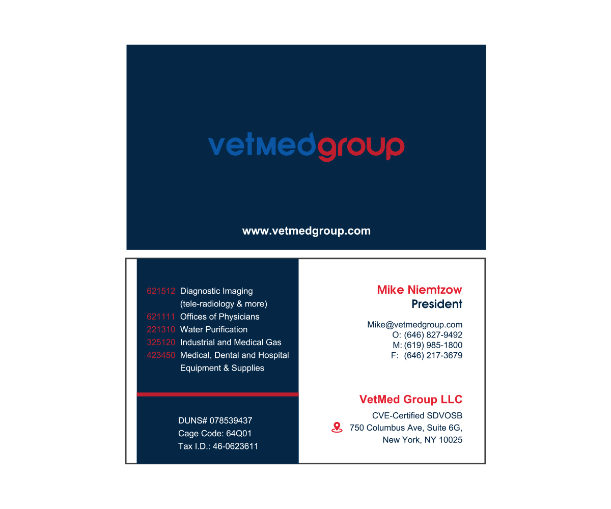 Logo Design by hijordanvn77 for VetMed Group LLC | Design #21570067