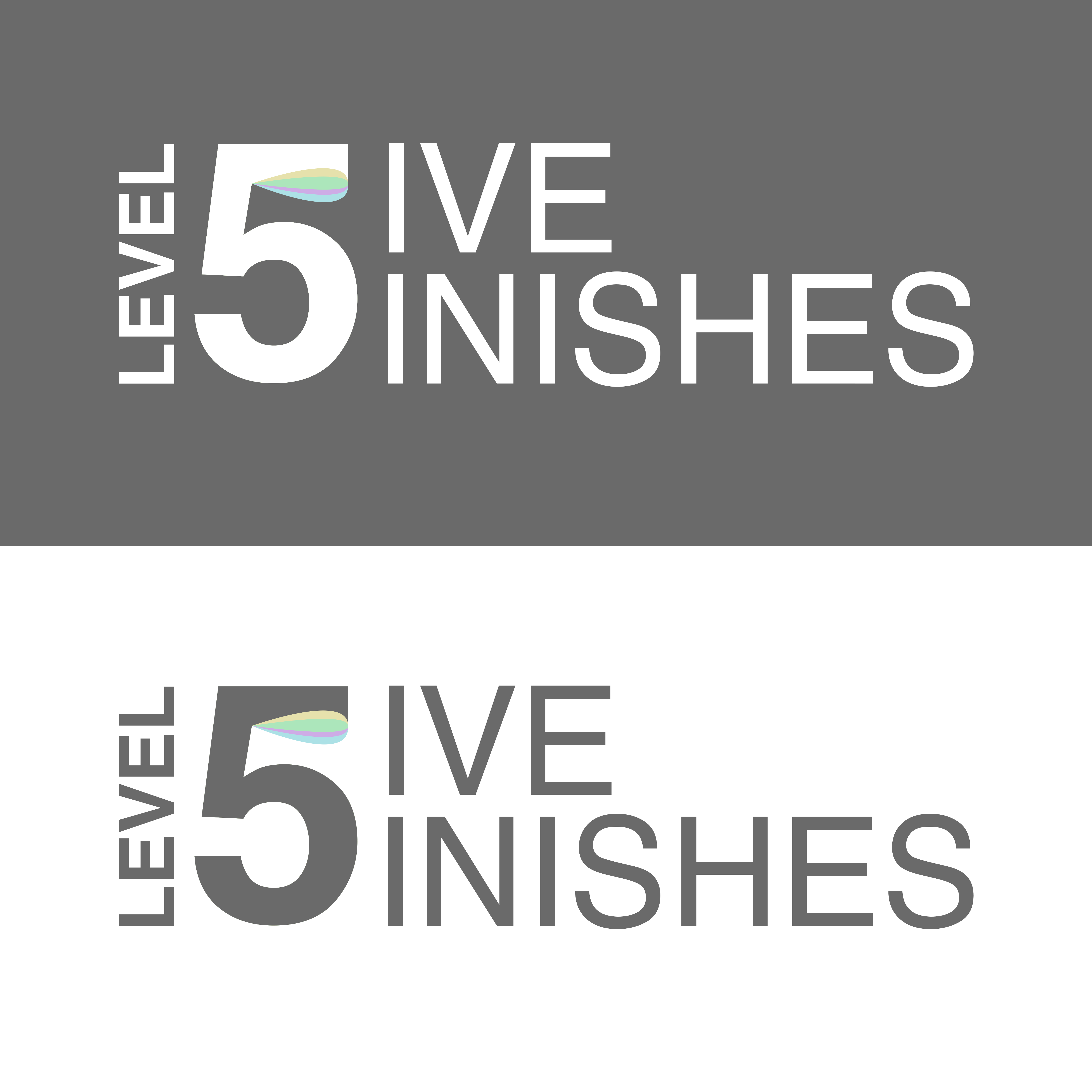 Logo Design by sarthakmadan666 for Level 5 Finishes | Design #21571132