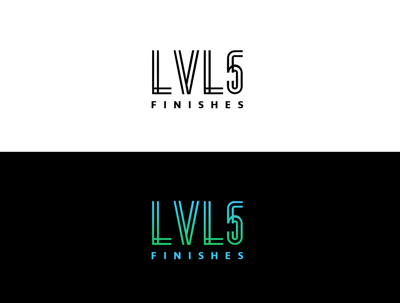 Logo Design by wonderland for Level 5 Finishes | Design #21571774