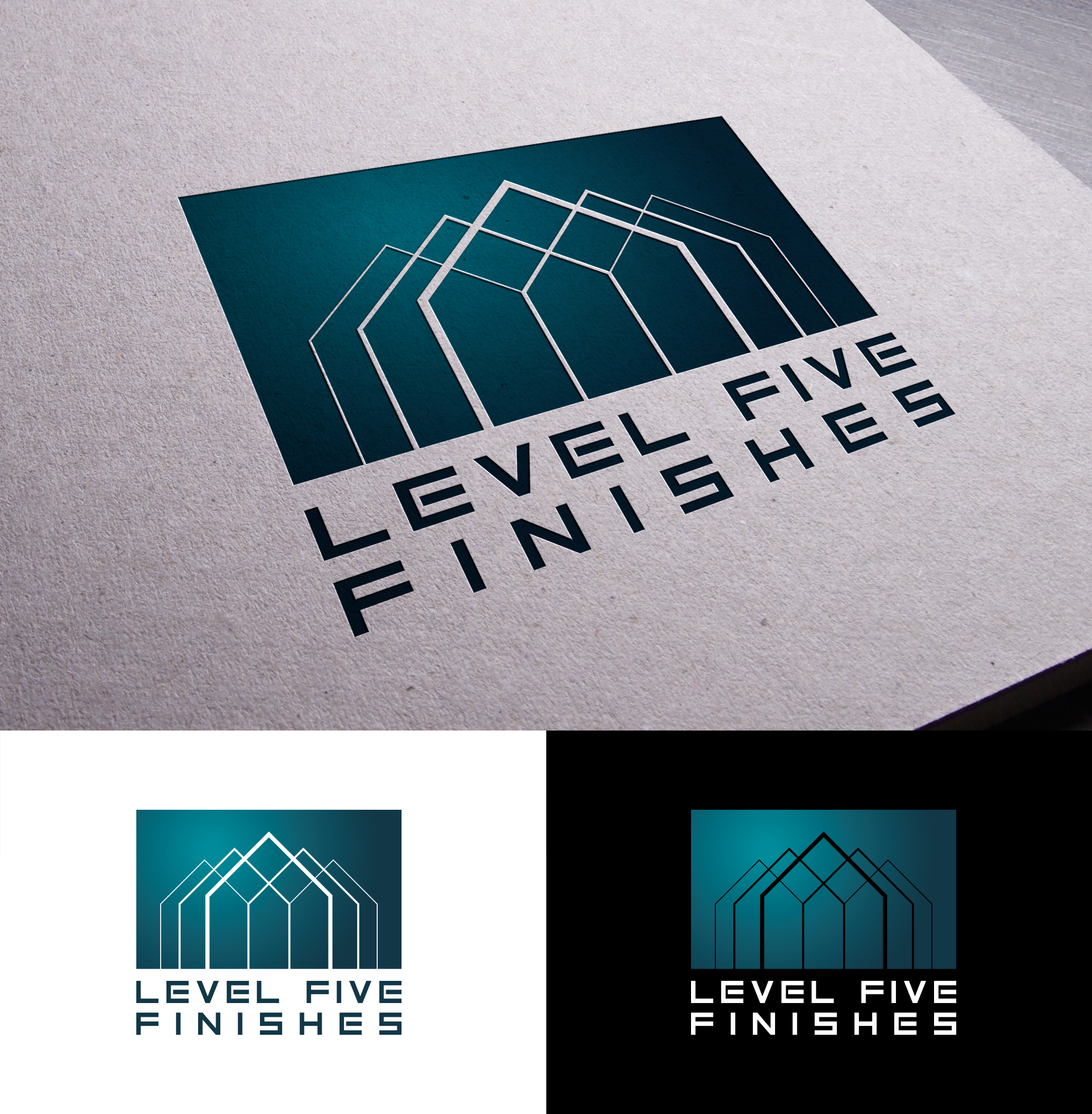 Logo Design by Gellert Fulop for Level 5 Finishes | Design #21590877