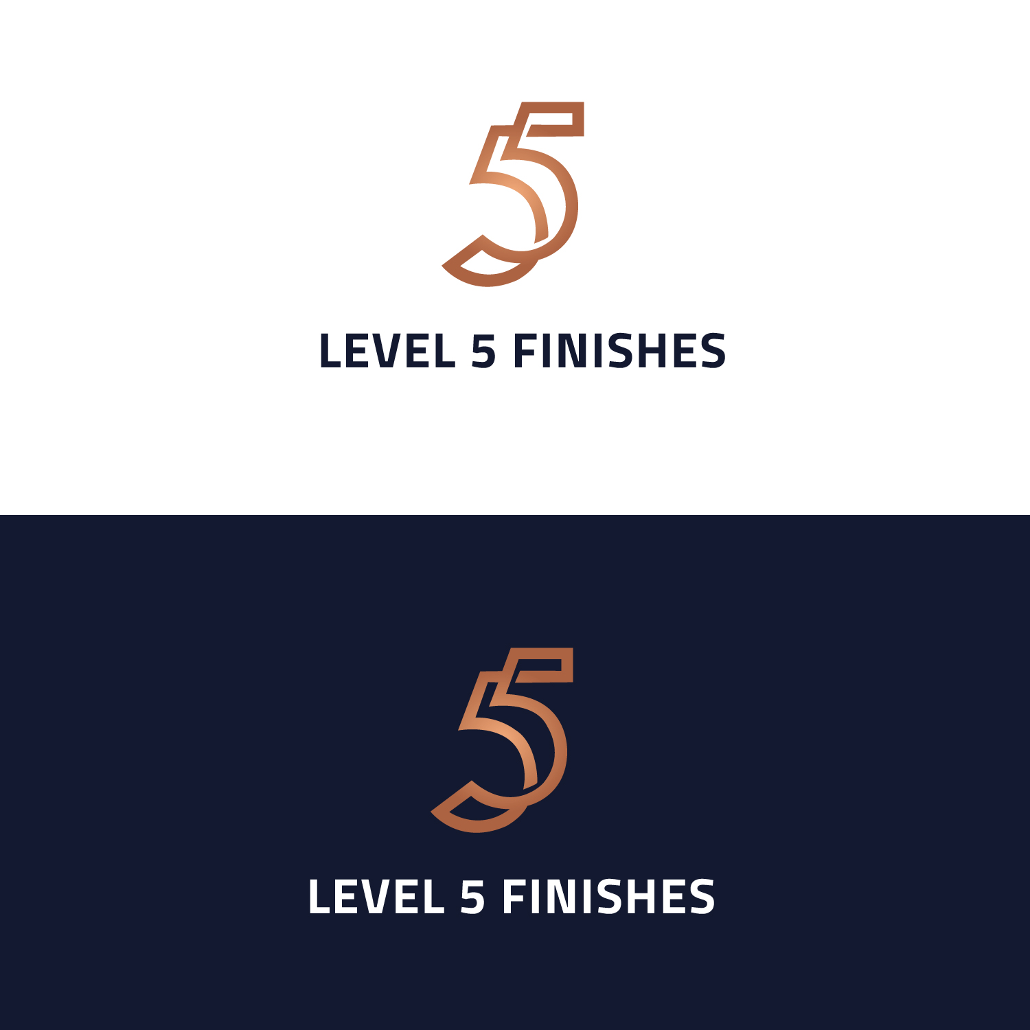 Logo Design by BOLBOL 2 for Level 5 Finishes | Design #21615609
